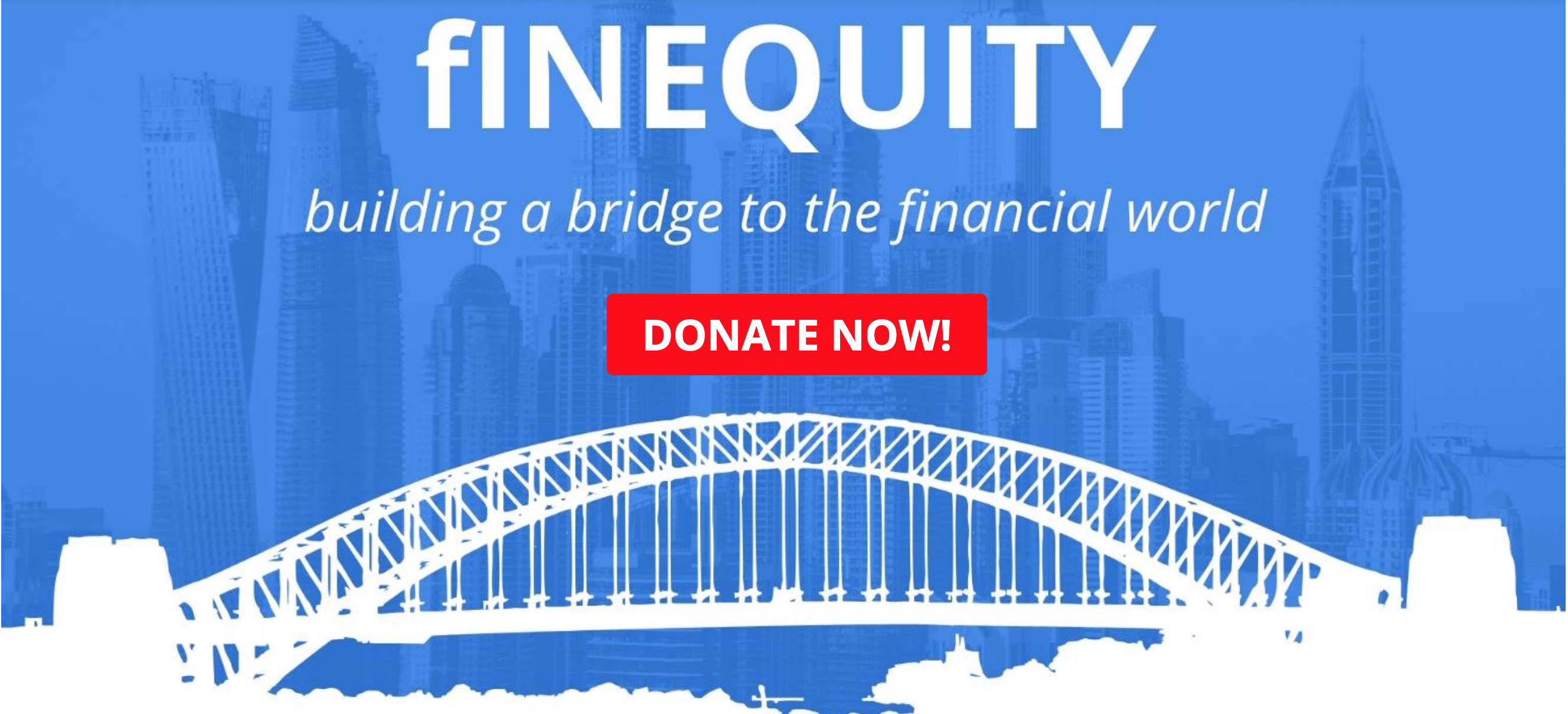 Dashboard user interface for fINEQUITY.